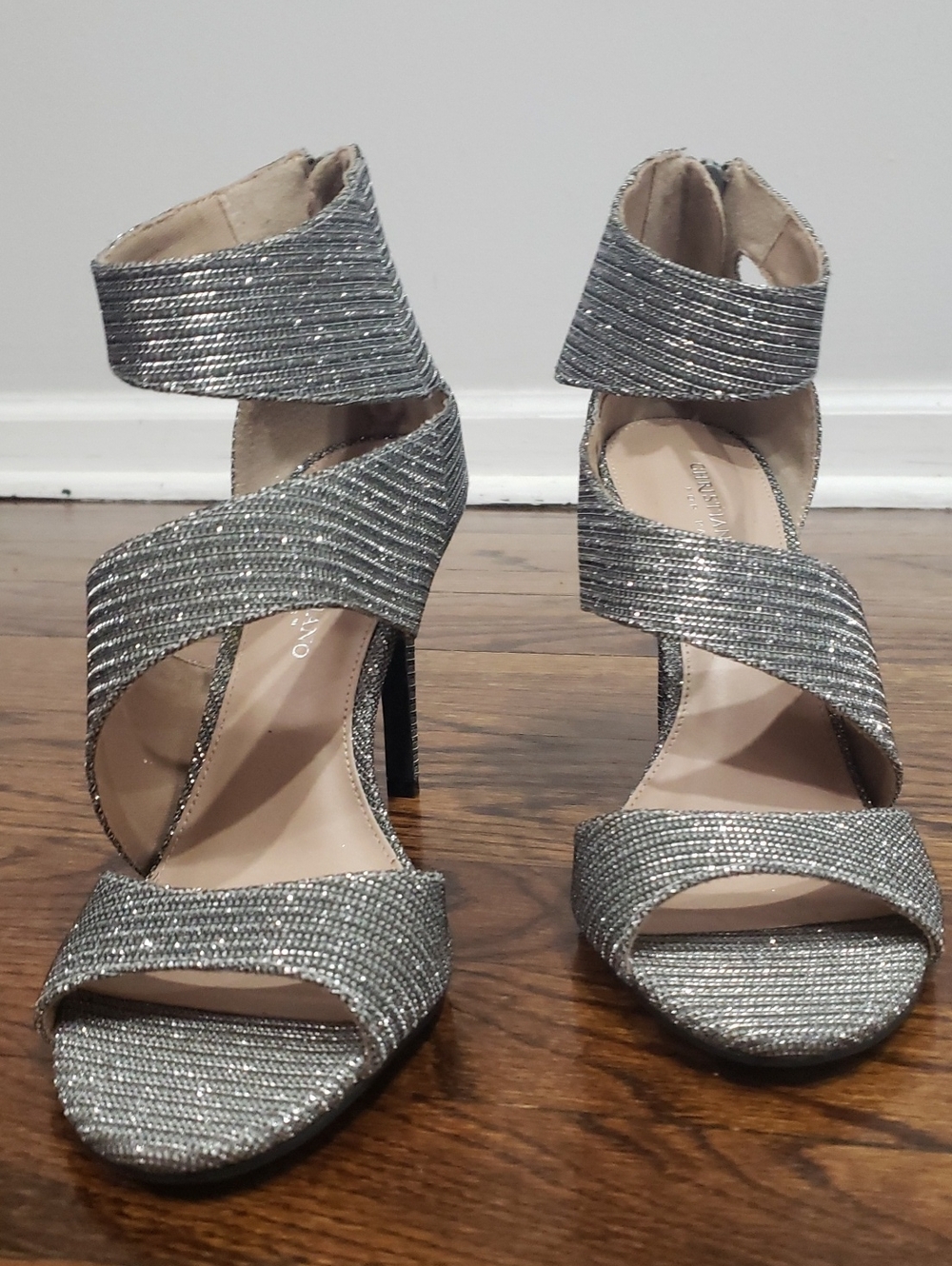 Christian Siriano for Payless Silver Sparkle High Heel Shoes